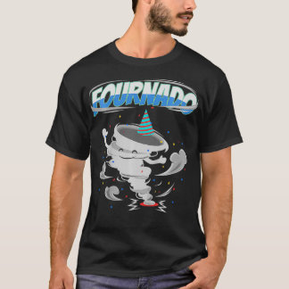 Kids Fournado Birthday Four Year Old Kid 4th Party T-Shirt