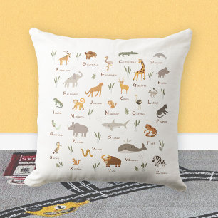 Kids' Fun ABC Animal Cushion