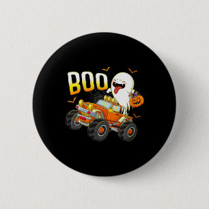 Kids Fun Boo Riding Monster Truck Halloween Costum 6 Cm Round Badge