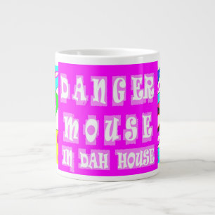 Kids fun colourful design animals large coffee mug