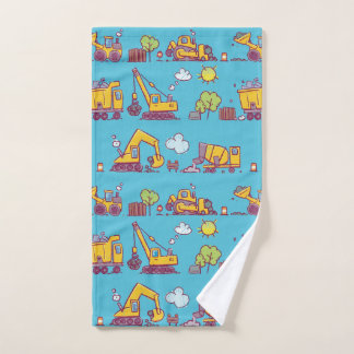 Kids Fun Construction Site & Vehicles Towel