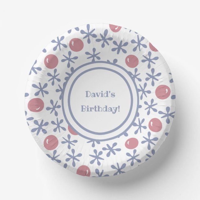 Kids Fun Jacks Game Birthday  Paper Plate (Front)