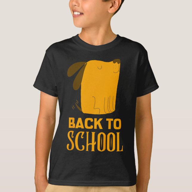 Kids Funny Back To School Outfits For Girls Back T T-Shirt (Front)