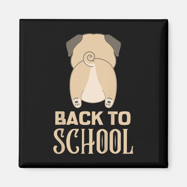 Kids Funny Back To School Outfits For Girls School Magnet (Front)