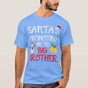 Kids Funny Big Brother Christmas Pregnancy Announc T-Shirt