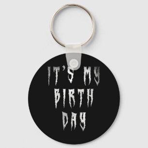 Kids Funny Birthday Horror Films Fan For Kids Key Ring