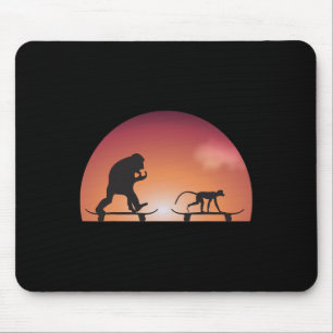 Kids Funny Boy Girl Skateboarding Monkey Gorilla A Mouse Mat