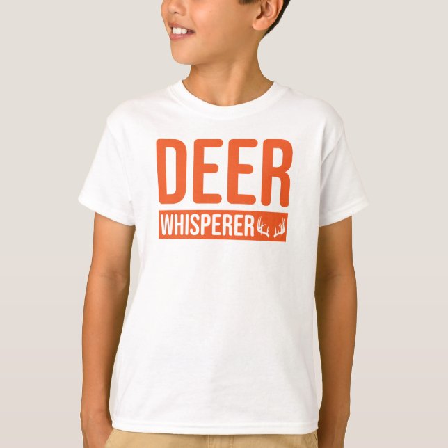 Kid's Funny Deer Hunting Shirt (Front)