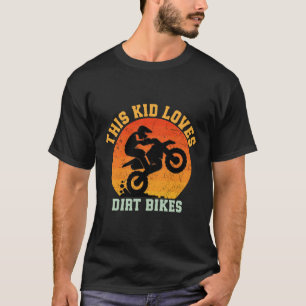 Kids Funny Dirt Bike T-Shirt