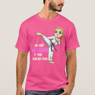 Kids Funny Karate Girl T-Shirt