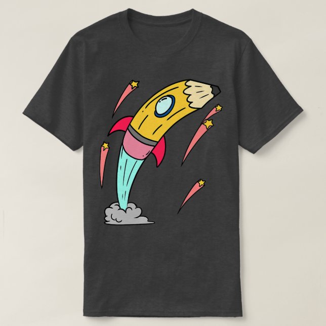 Kids Funny Learning Start Of School Class Students T-Shirt (Design Front)