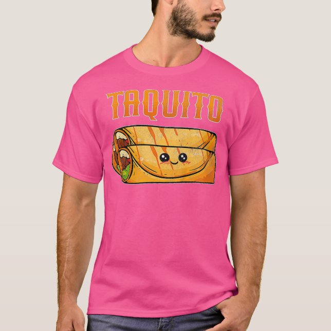 Kids Funny Meican Taco Family Taquito T-Shirt (Front)