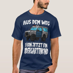 Kids Funny nursery saying from the way police car T-Shirt