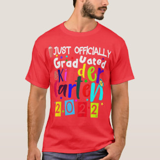 Kids Funny officially graduation kindergarten stud T-Shirt