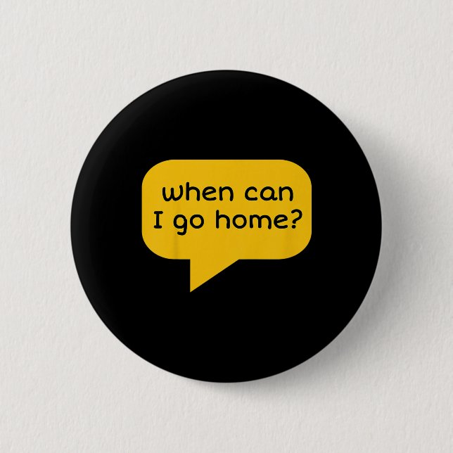 Kids Funny Sarcastic Back To School First Day Of S 6 Cm Round Badge (Front)