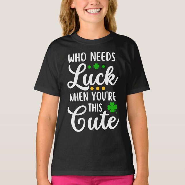 Kids funny  St.Patrick's Day T-Shirt (Front)