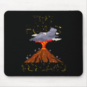 Kids Funny Tiny Human Volcano Quote Toddler Boys Mouse Mat