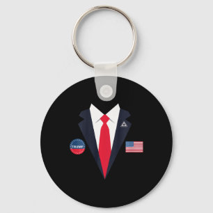 Kids Funny Trump Halloween Costume Usa President K Key Ring