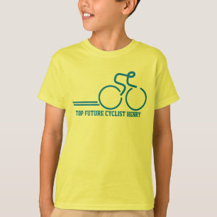 Kids future cyclist named t-shirt