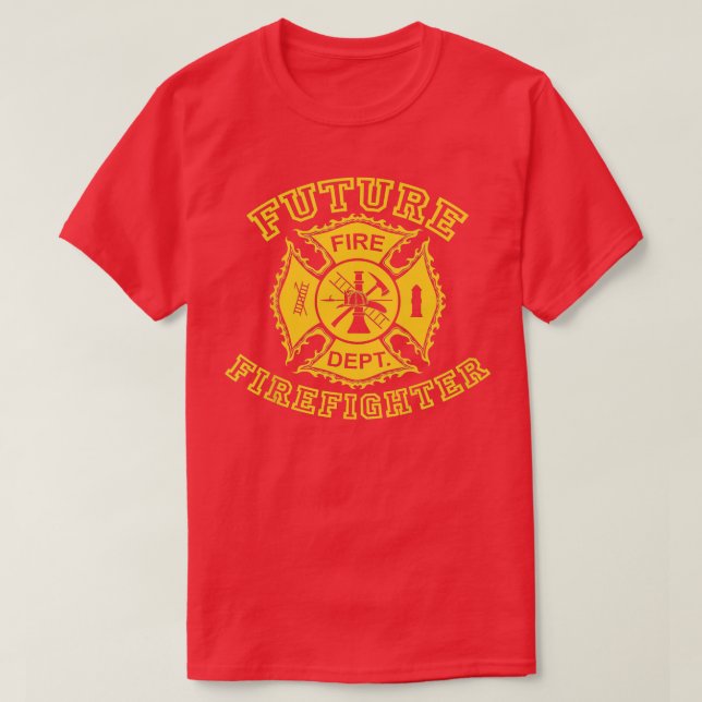 Kids Future Firefighter  T-Shirt (Design Front)