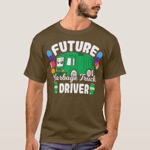 Kids Future Garbage Truck Driver - Boy Trash Dump T-Shirt
