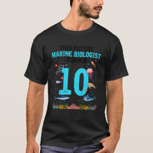 Kids Future Marine Biologist Designs for Ocean Bir T-Shirt