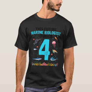 Kids Future Marine Biologist Designs for Ocean Bir T-Shirt