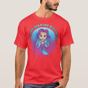 Kids Future Marine Biologist Mermaid  T-Shirt