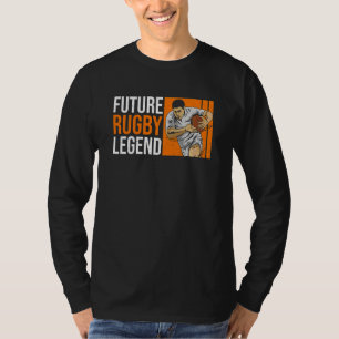 Kids Future Rugby Legend Quote For Your Future Rug T-Shirt