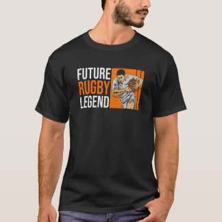 Kids Future Rugby Legend Quote For Your Future Rug T-Shirt