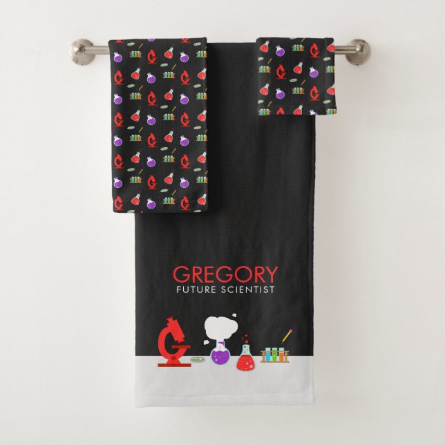 Kids Future Scientist Bath Towel Set (Insitu)