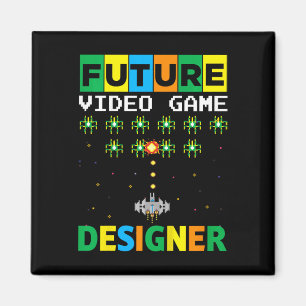 Kids Future Video Game Developer Toddler Boy Game Magnet