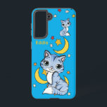 Kids Galaxy Phone Case – Cats, Stars & Moon<br><div class="desc">Add a touch of magic to everyday phone protection 🌙✨ This Kids Galaxy Phone Case features colorful cats surrounded by stars and a glowing moon on a bright turquoise background. Fun, cheerful, and imaginative, it’s perfect for kids who love cats, space, and playful designs. Designed for Samsung Galaxy phones, this...</div>