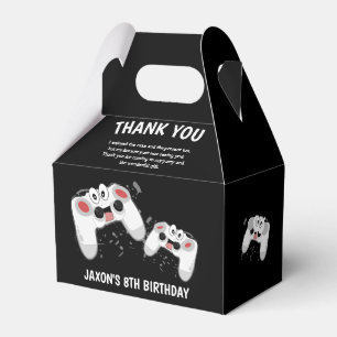 Kids Gaming Thank You Birthday Party Favour Box
