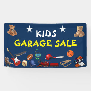 Kids garage sale banner