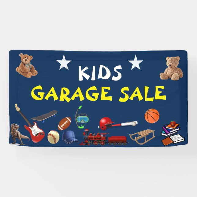 Kids garage sale banner (Horizontal)