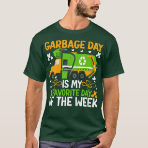 Kids Garbage Day Garbage Truck Costume For Boys To T-Shirt