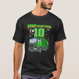 Kids Garbage Truck 10Th Birthday Boys 10 Year Old T-Shirt