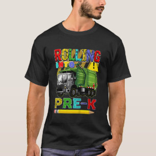 Kids Garbage Truck Back To School Rolling Into Pr T-Shirt