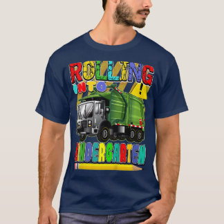 Kids Garbage Truck, Back to School - Rolling Into  T-Shirt
