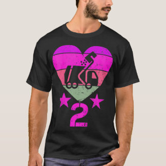 Kids Garbage Truck Birthday 2 Year Old Boy Second T-Shirt