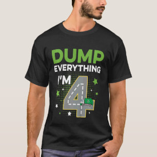 Kids Garbage Truck For A 4 Year Old Garbage Truck T-Shirt