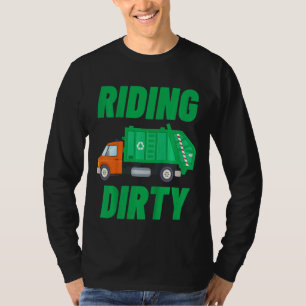 Kids Garbage Truck Garbage Day  Toddler Riding Dir T-Shirt