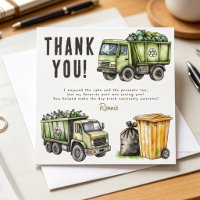 Kids Garbage Truck Themed Birthday Party