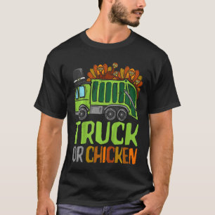 Kids Garbage Truck Turkeys Toddler Baby Boys Thank T-Shirt