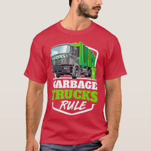 Kids Garbage Trucks Rule Garbage Trucks  T-Shirt