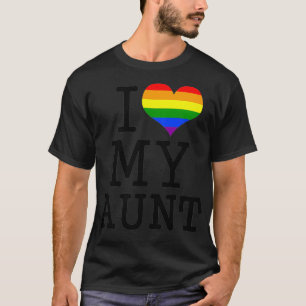 Kids Gay Aunt Baby Clothes I Love My Aunt LGBT  To T-Shirt