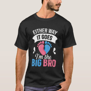 Kids Gender Reveal Siblings Quote for a Gender Rev T-Shirt
