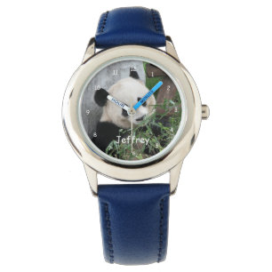 Kids Giant Panda Watch, Blue Strap Watch