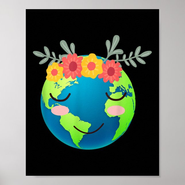 Kids Gift Idea Earth Day  Poster (Front)